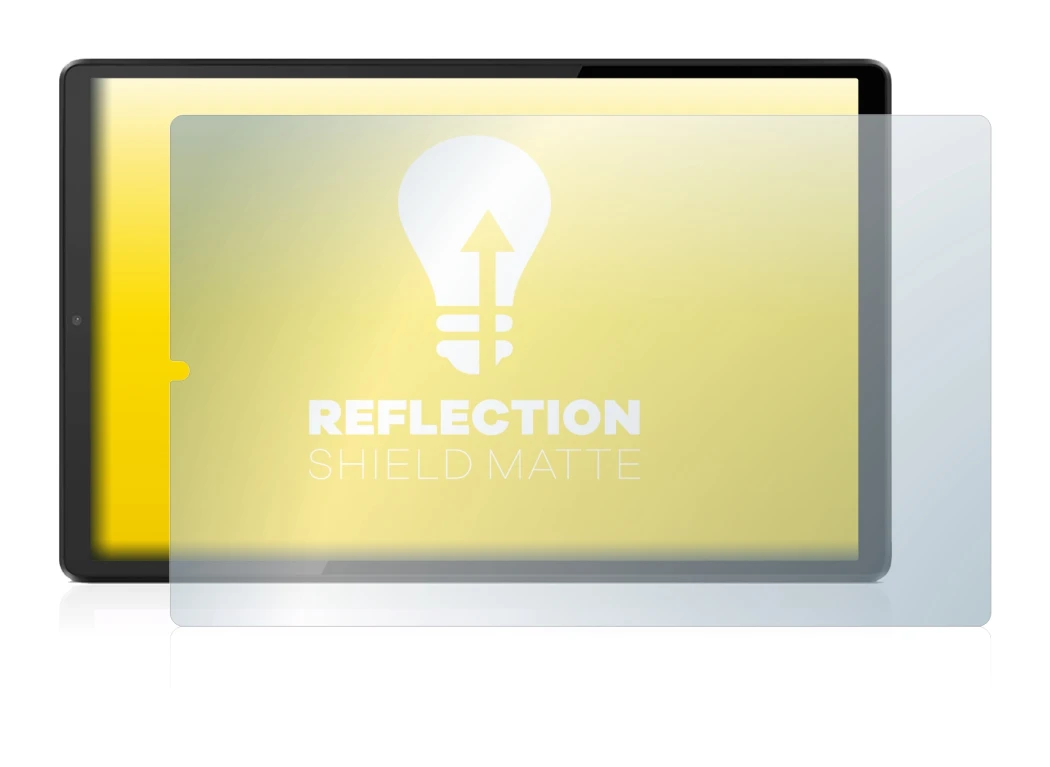 Image of the device Lenovo Tab K10 with a wide variety of screen protectors.