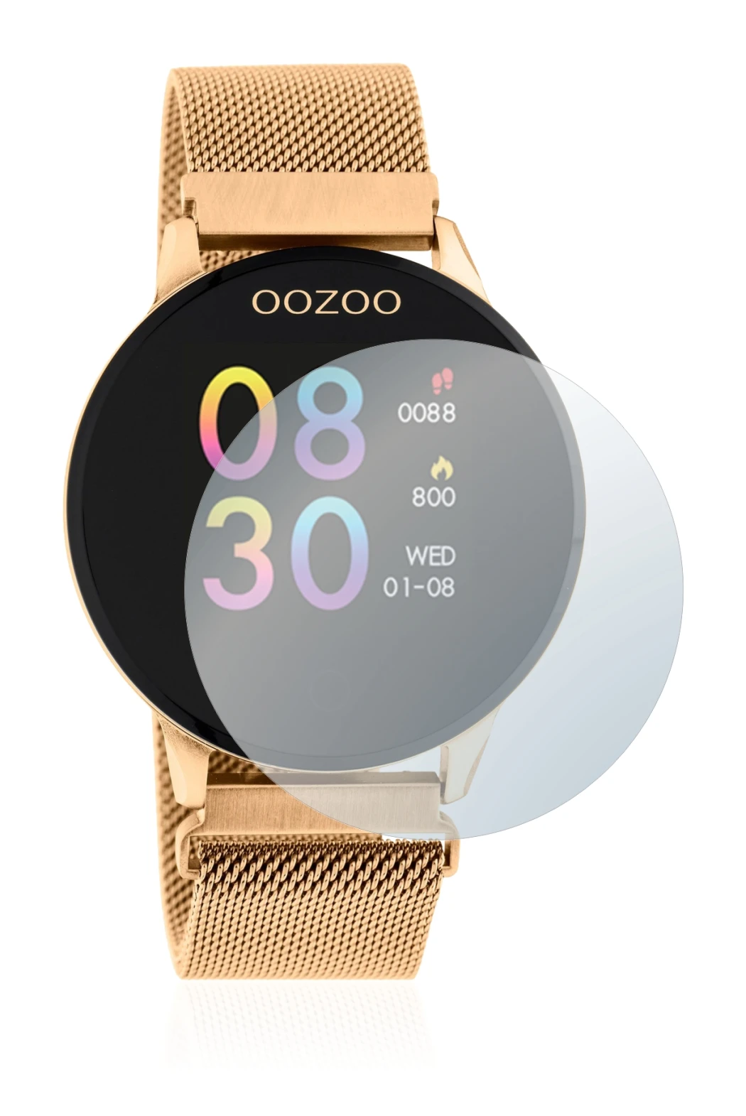 Image of the device Oozoo Q00117 with a wide variety of screen protectors.