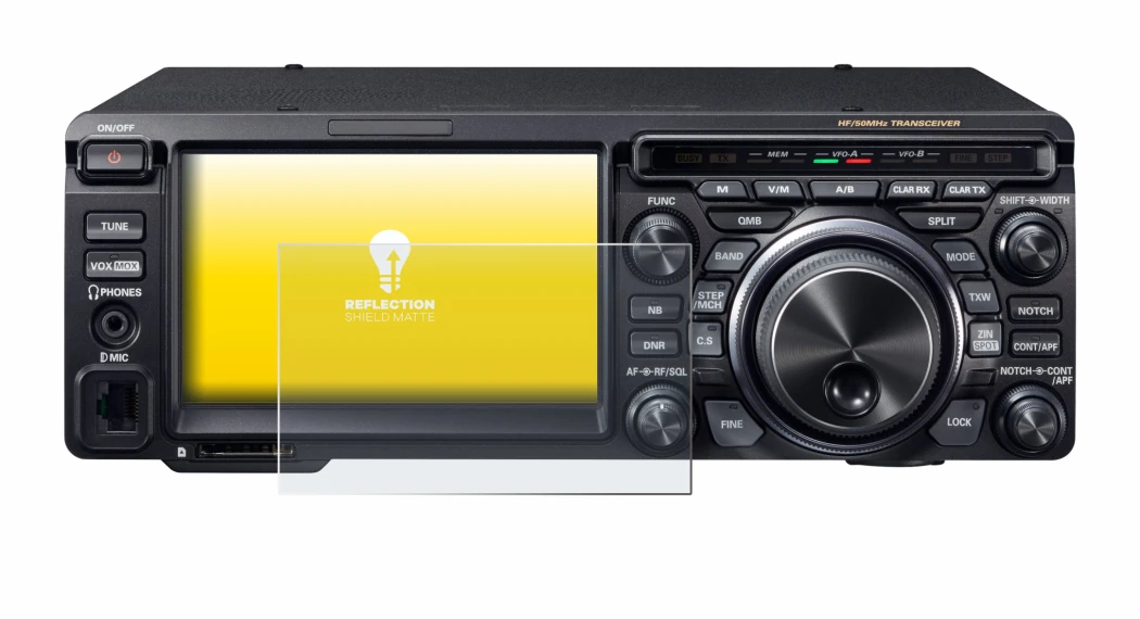 Image of the device Yaesu FT-DX10 with a wide variety of screen protectors.