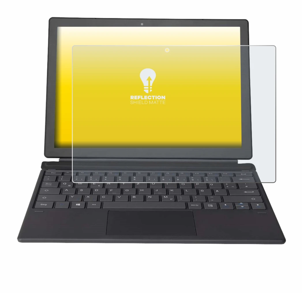 Image of the device Wortmann Terra Pad 1262 with a wide variety of screen protectors.