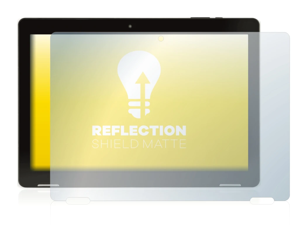 Image of the device Hannspree Pad Apollo 2 with a wide variety of screen protectors.