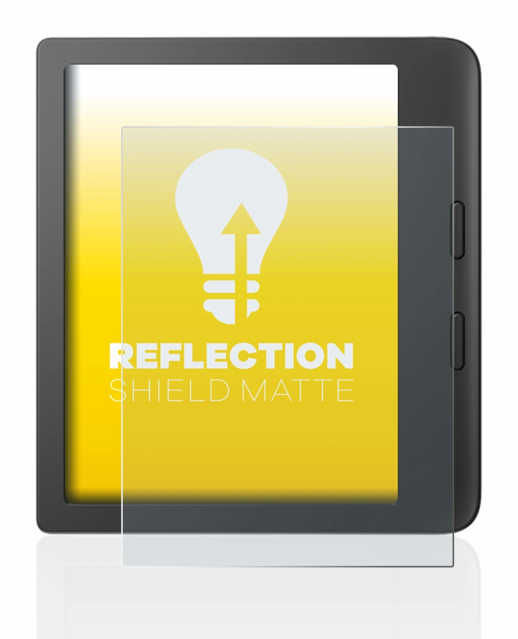 Image of the device Tolino Vision 6 with a wide variety of screen protectors.