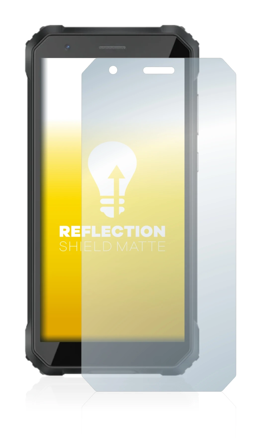 Image of the device Blackview Oscal S60 Pro with a wide variety of screen protectors.