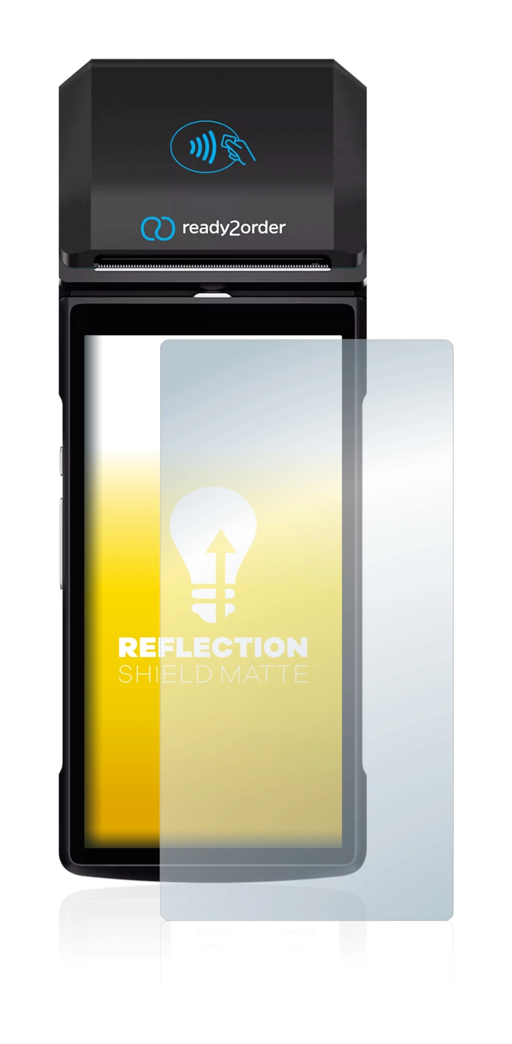 Image of the device Ready2order ReadyGo with a wide variety of screen protectors.