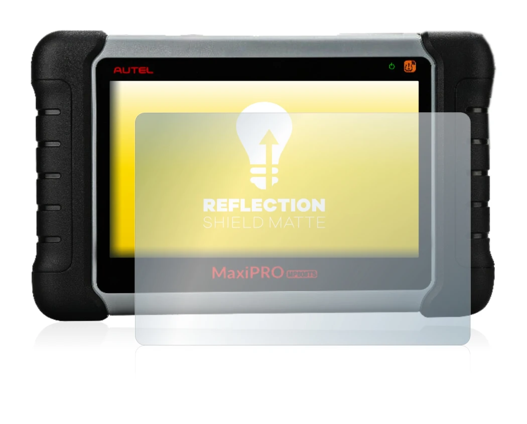 Image of the device Autel MaxiPRO MP808TS with a wide variety of screen protectors.