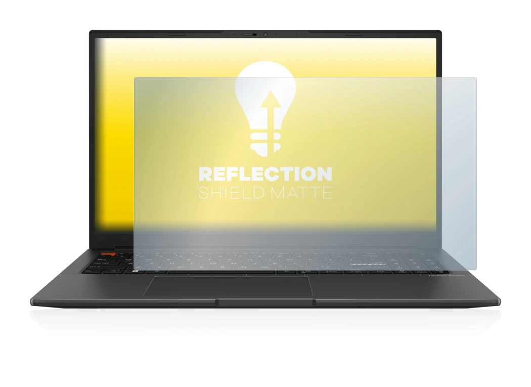 Image of the device ASUS VivoBook S 15 OLED with a wide variety of screen protectors.