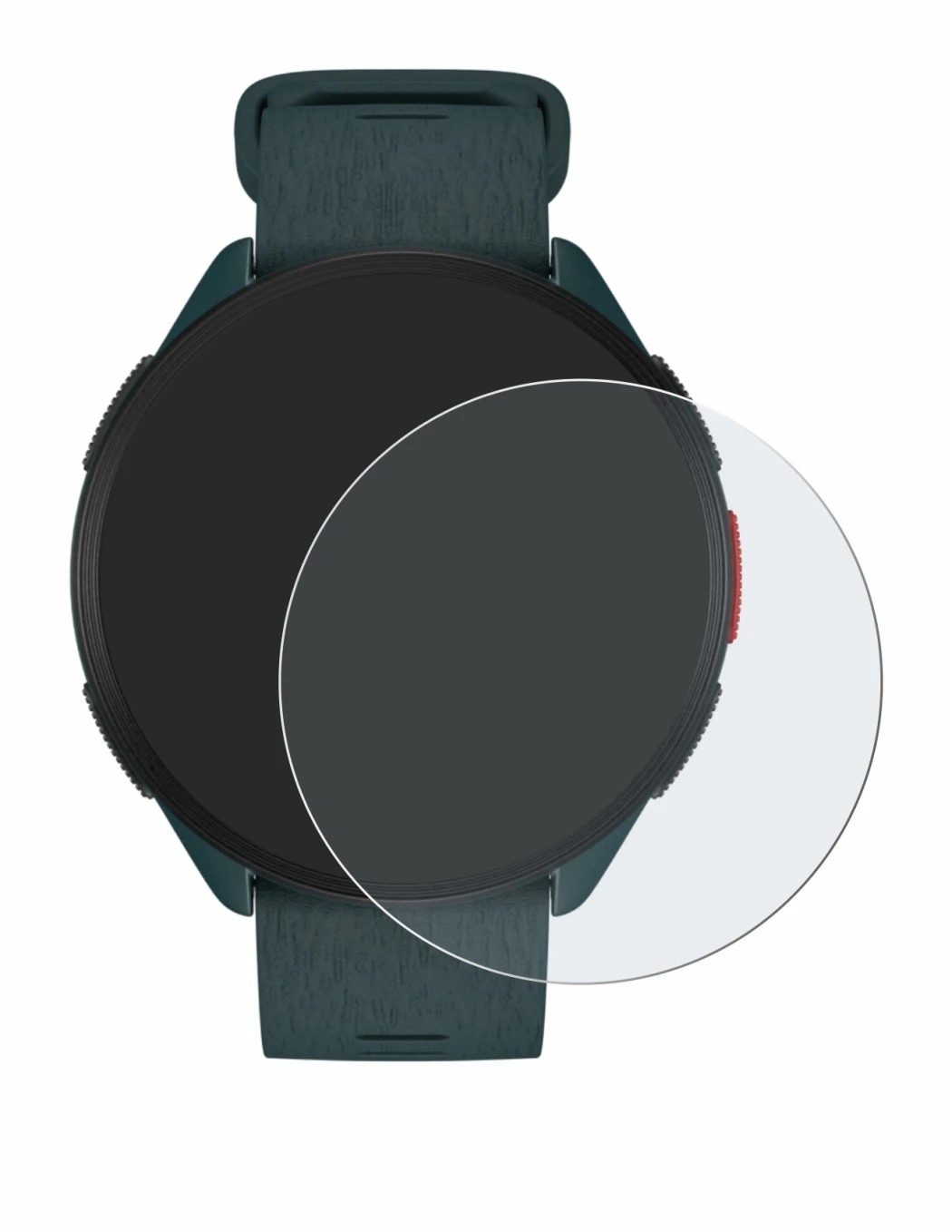 Image of the device Polar Pacer with a wide variety of screen protectors.