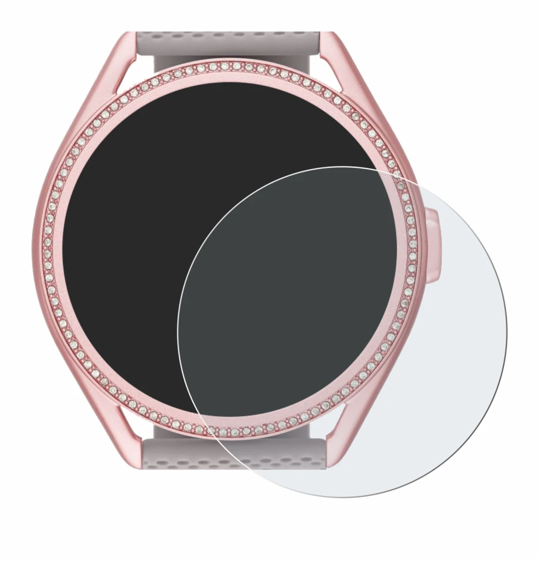 Image of the device Michael Kors Access MKGO Gen 5E MKT 5117 with a wide variety of screen protectors.
