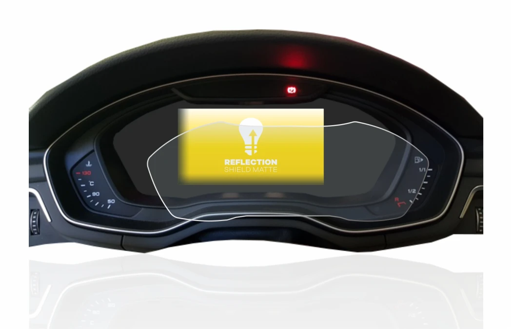 Image of the device Audi A4 B9 2017 Virtual Cockpit with a wide variety of screen protectors.