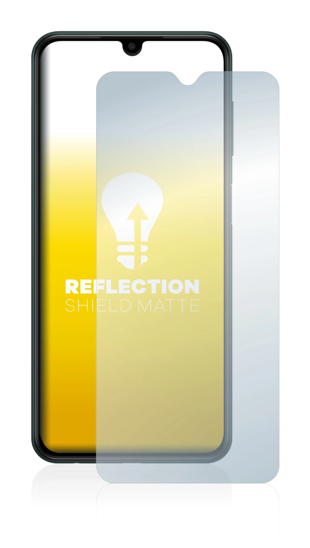 Image of the device Samsung Galaxy M13 with a wide variety of screen protectors.