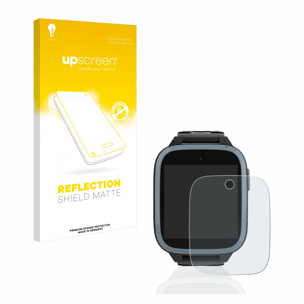 Front side of a product packaging with the brand logo upscreen. Next to it is the device Xplora XGO3 (1st Gen.) shown with the