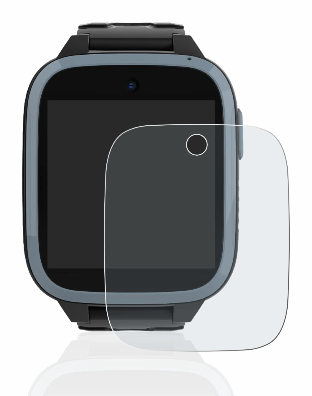 Image of the device Xplora XGO3 (1st Gen.) with a wide variety of screen protectors.