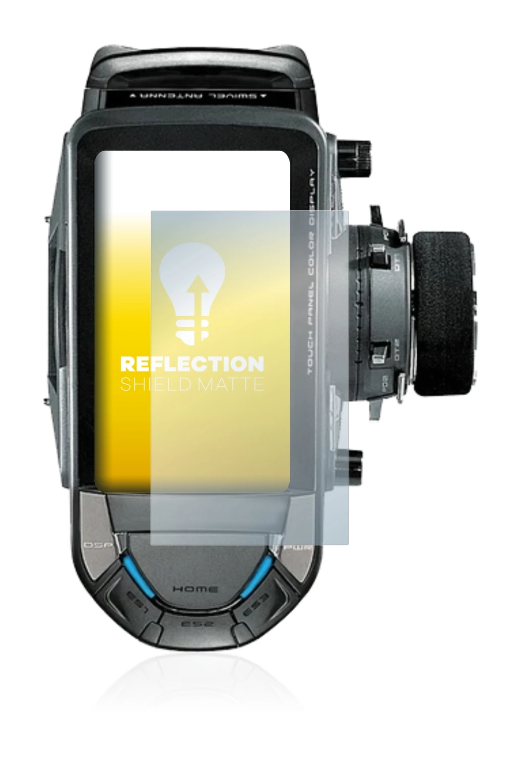 Image of the device Futaba 10PX with a wide variety of screen protectors.