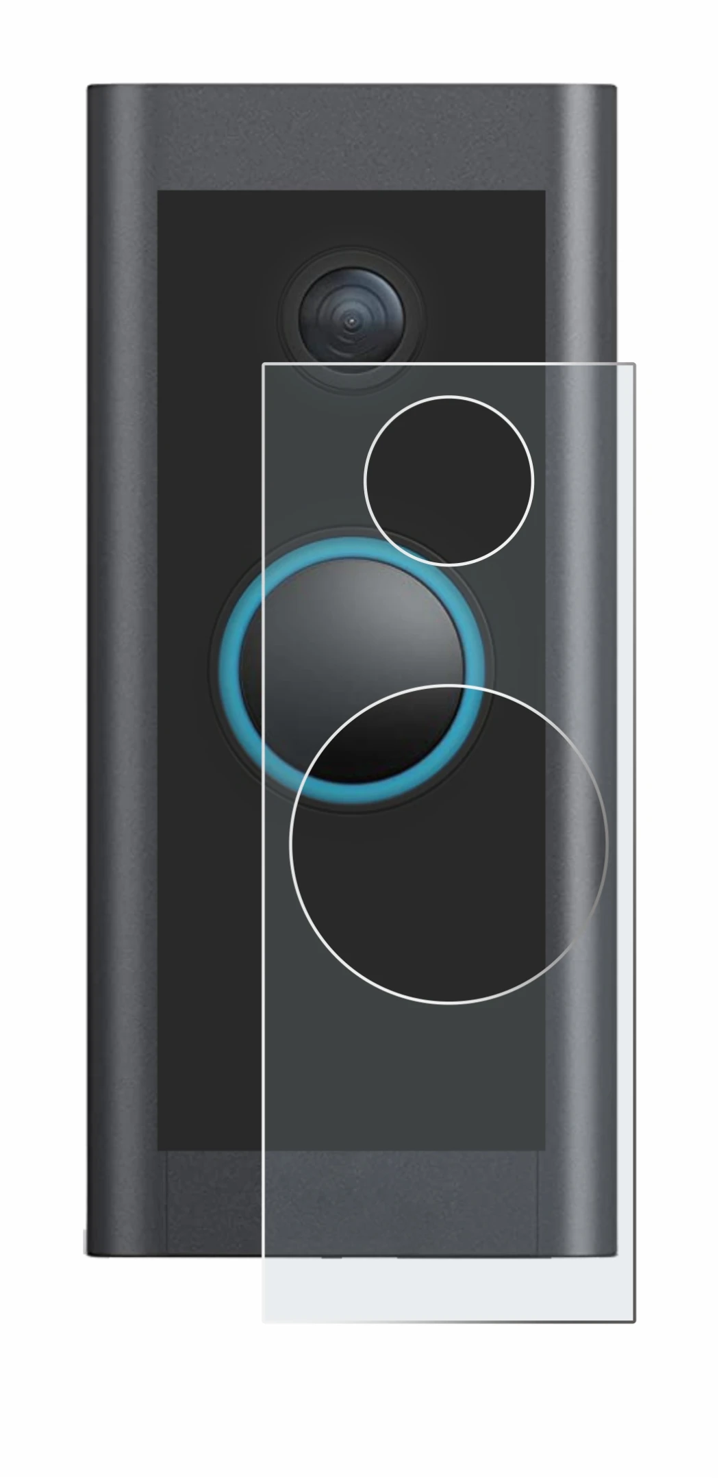 Image of the device Ring Video Doorbell Wired with a wide variety of screen protectors.