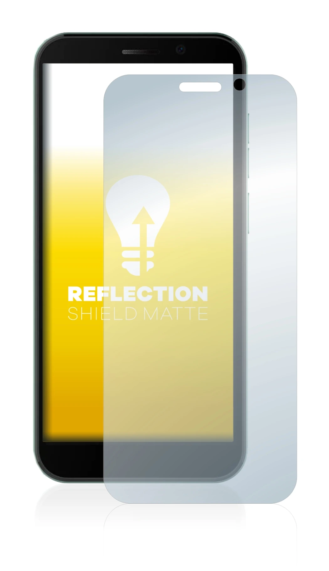 Image of the device Doogee X97 Pro with a wide variety of screen protectors.