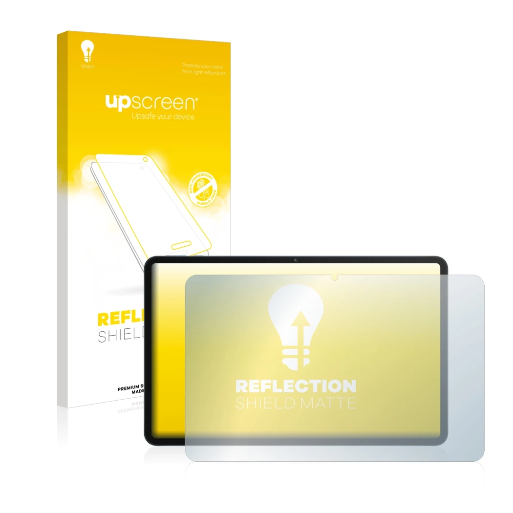 Front side of a product packaging with the brand logo upscreen. Next to it is the device Honor Pad 8 shown with the correspond