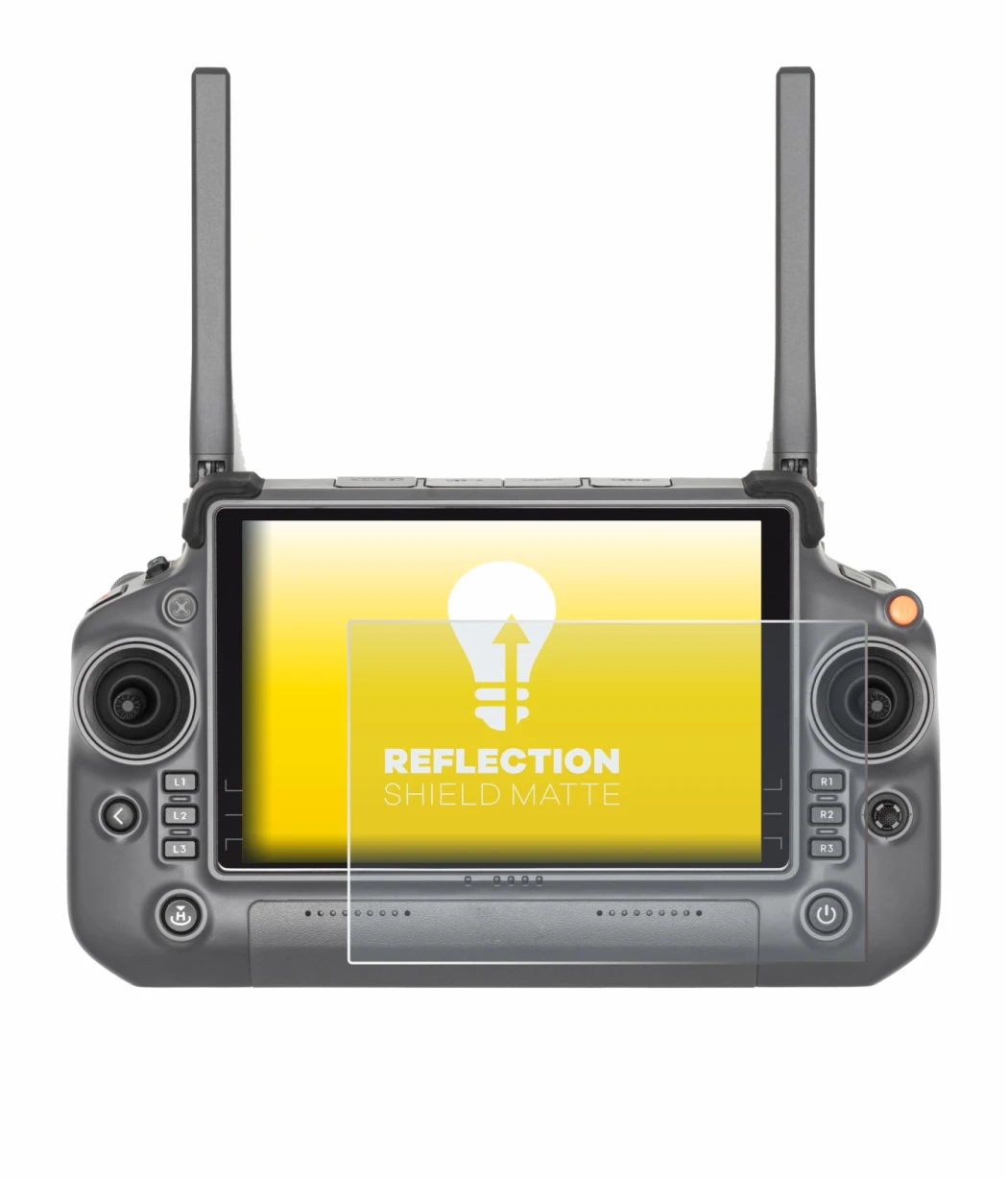 Image of the device DJI RC Plus with a wide variety of screen protectors.