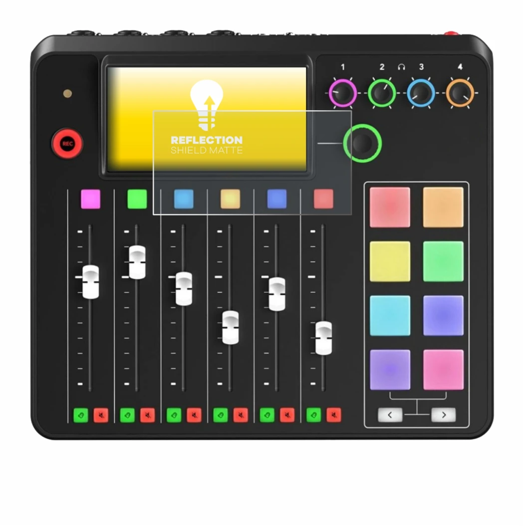 Image of the device Rode Rodecaster Pro II with a wide variety of screen protectors.