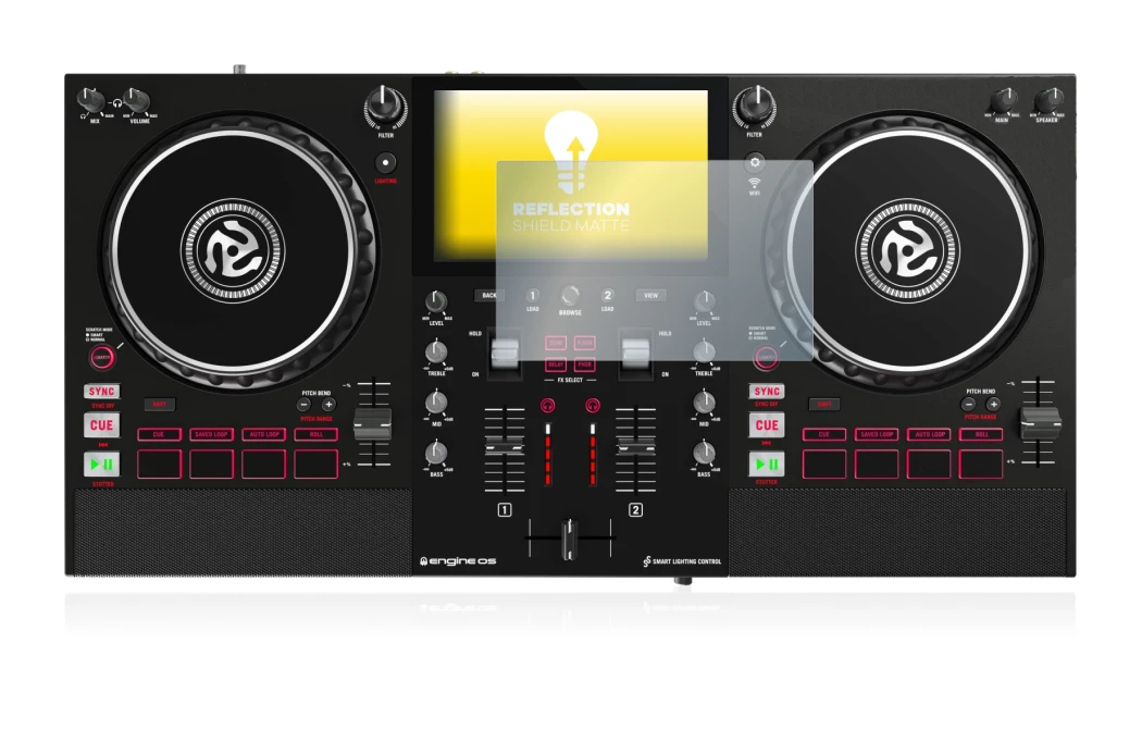Image of the device Numark Mixstream Pro with a wide variety of screen protectors.