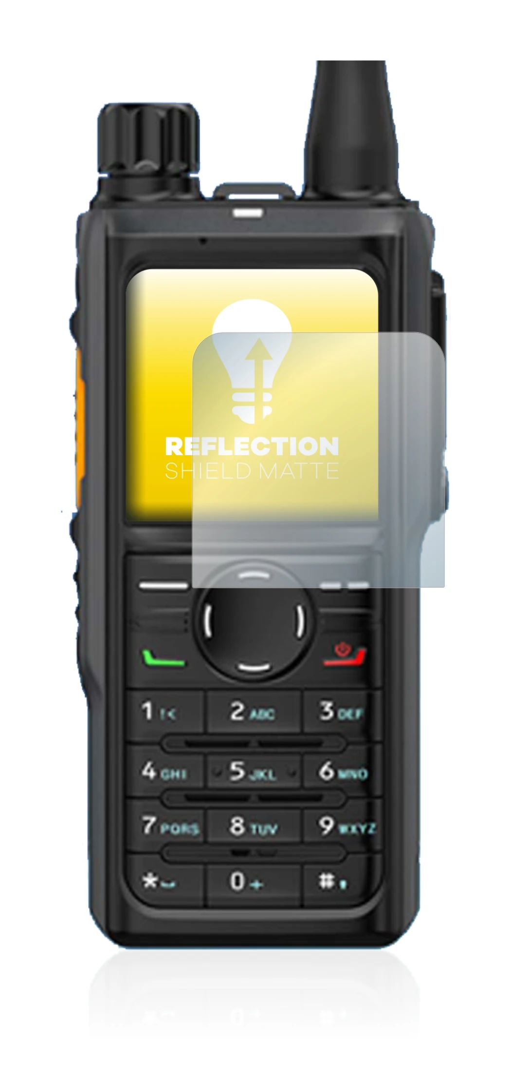 Image of the device Hytera HP 685 with a wide variety of screen protectors.