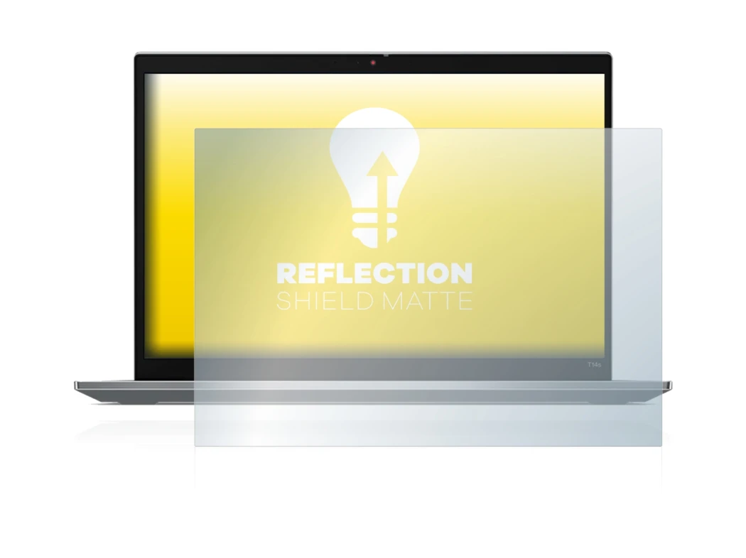 Image of the device Lenovo ThinkPad T14s Gen 3 with a wide variety of screen protectors.