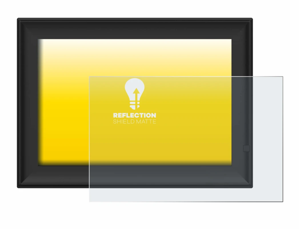 Image of the device Yenock Digitaler Bilderrahmen 10.1 Zoll with a wide variety of screen protectors.