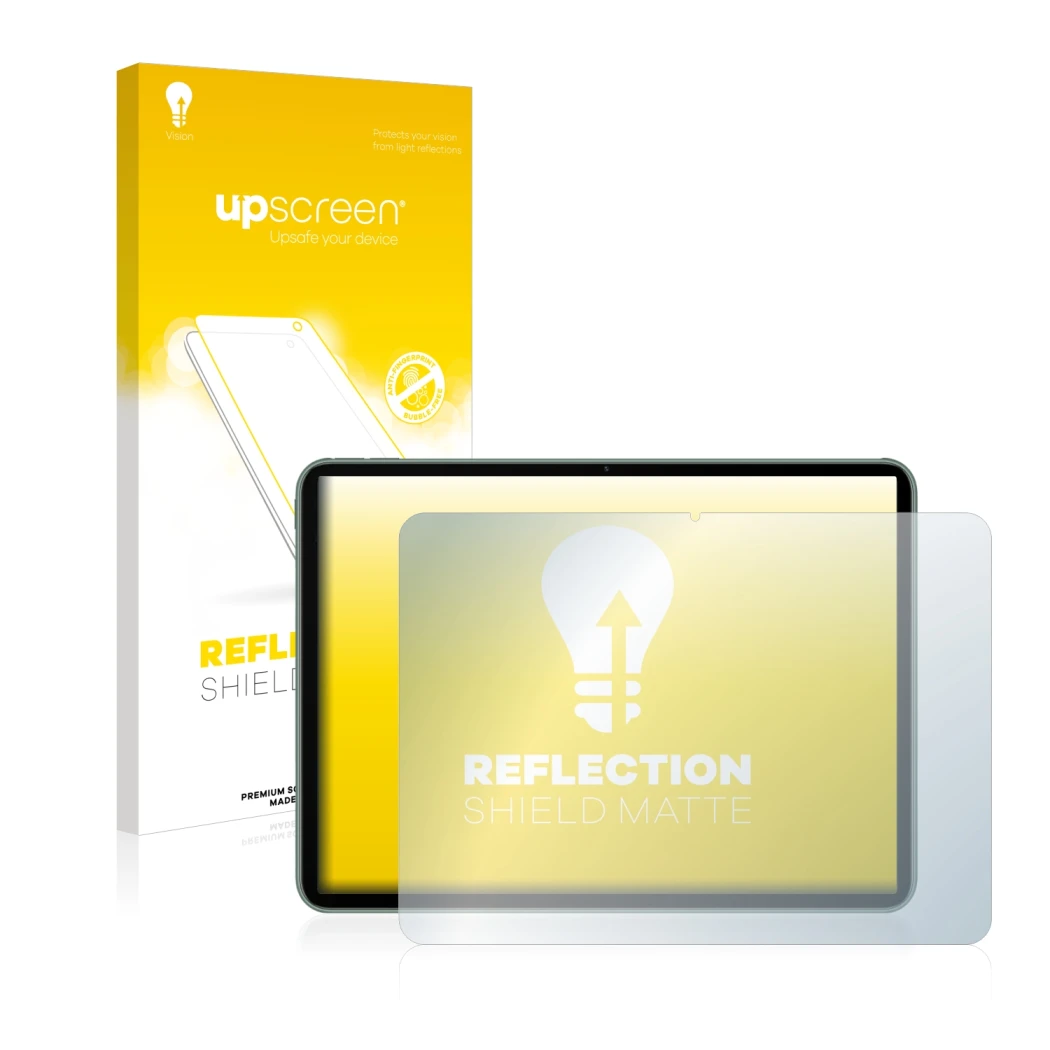 Front side of a product packaging with the brand logo upscreen. Next to it is the device OnePlus Pad shown with the correspond