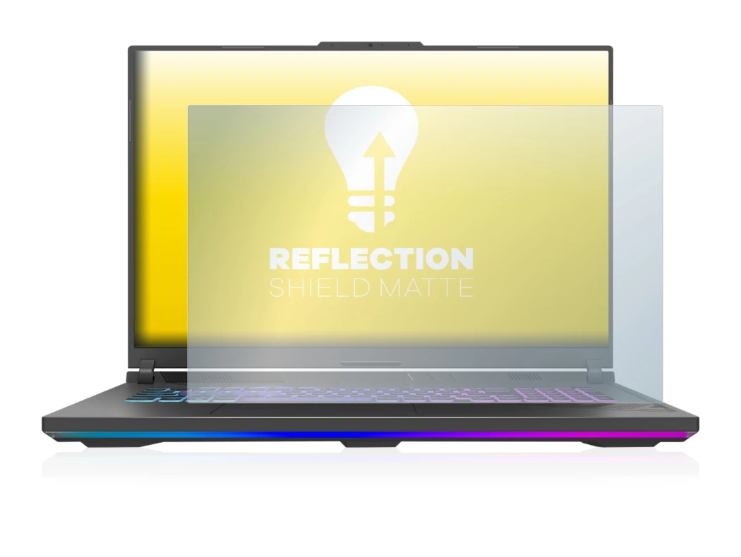 Image of the device ASUS ROG Strix G18 G814 2023 with a wide variety of screen protectors.