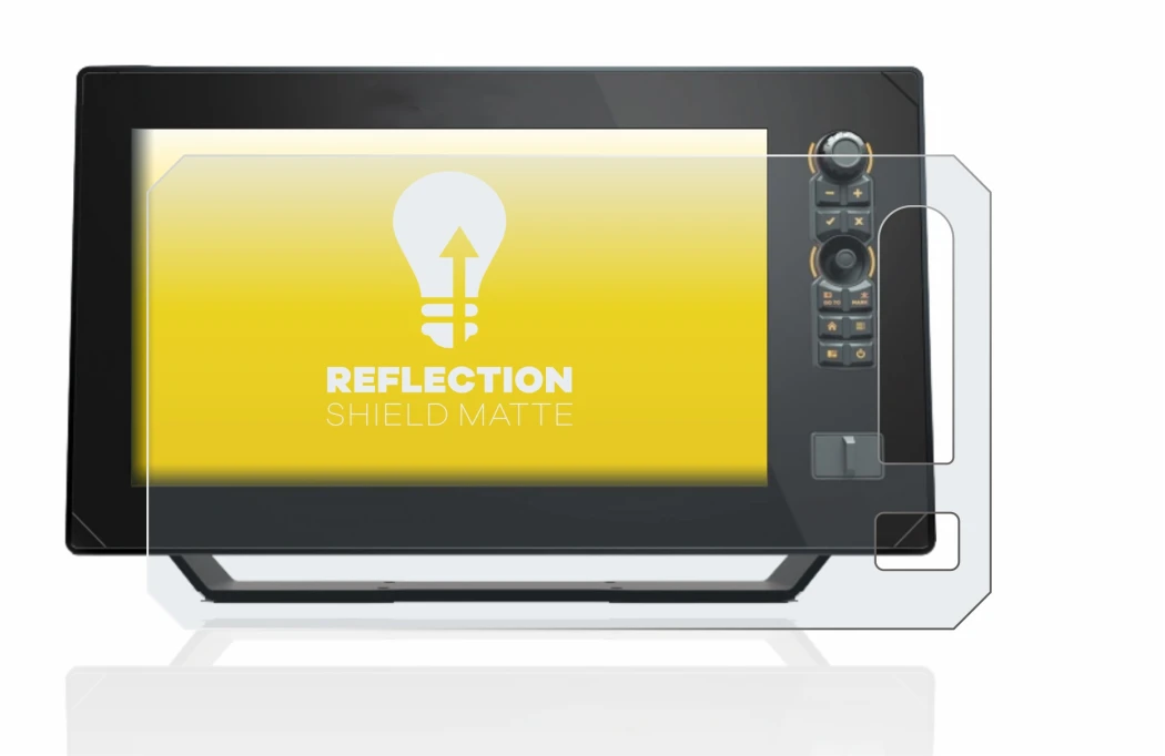 Image of the device Humminbird Apex 13 MEGA SI+ with a wide variety of screen protectors.