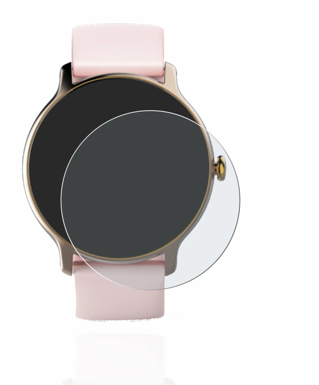 Image of the device Hama Fit Watch 4910 with a wide variety of screen protectors.