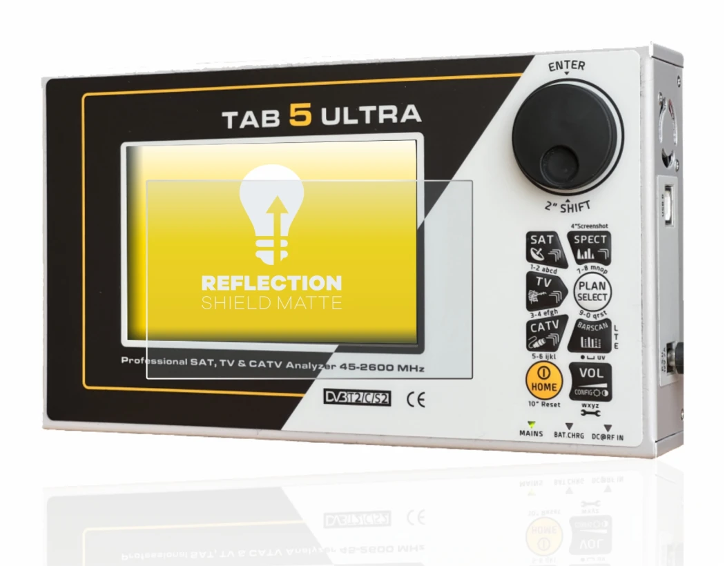 Image of the device Rover TAB 5 ULTRA with a wide variety of screen protectors.