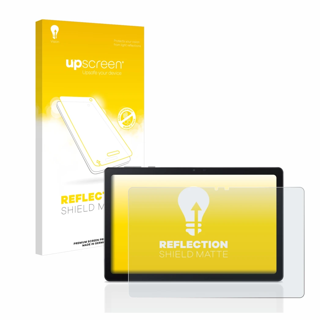 Front side of a product packaging with the brand logo upscreen. Next to it is the device Acer Iconia Tab P10 shown with the co