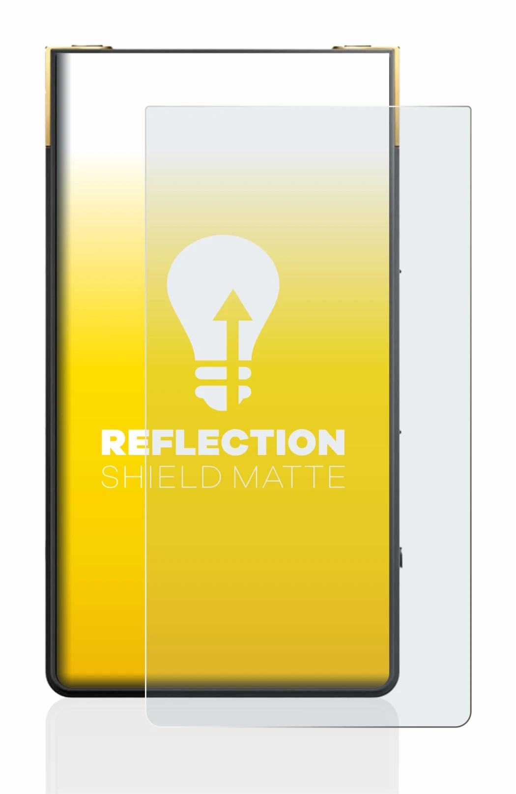 Image of the device Sony Walkman NW-ZX707 with a wide variety of screen protectors.