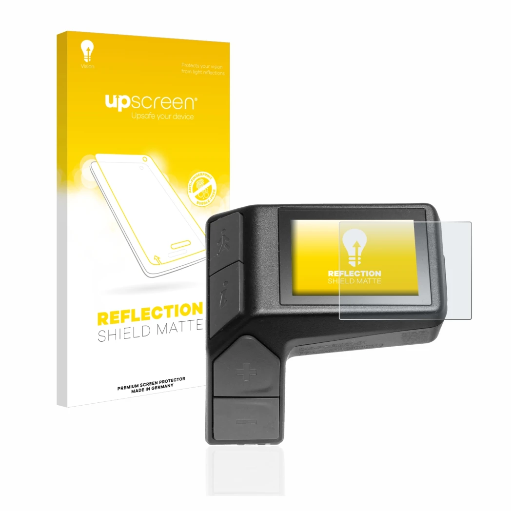 Front side of a product packaging with the brand logo upscreen. Next to it is the device Giant Ridecontrol Dash 2 in 1 shown w