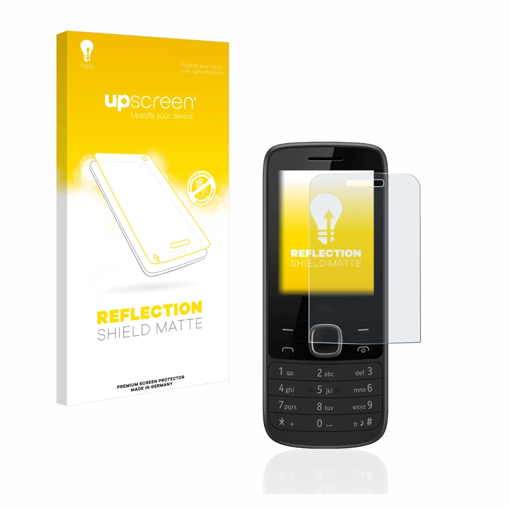 Front side of a product packaging with the brand logo upscreen. Next to it is the device Nokia 225 4G shown with the correspon