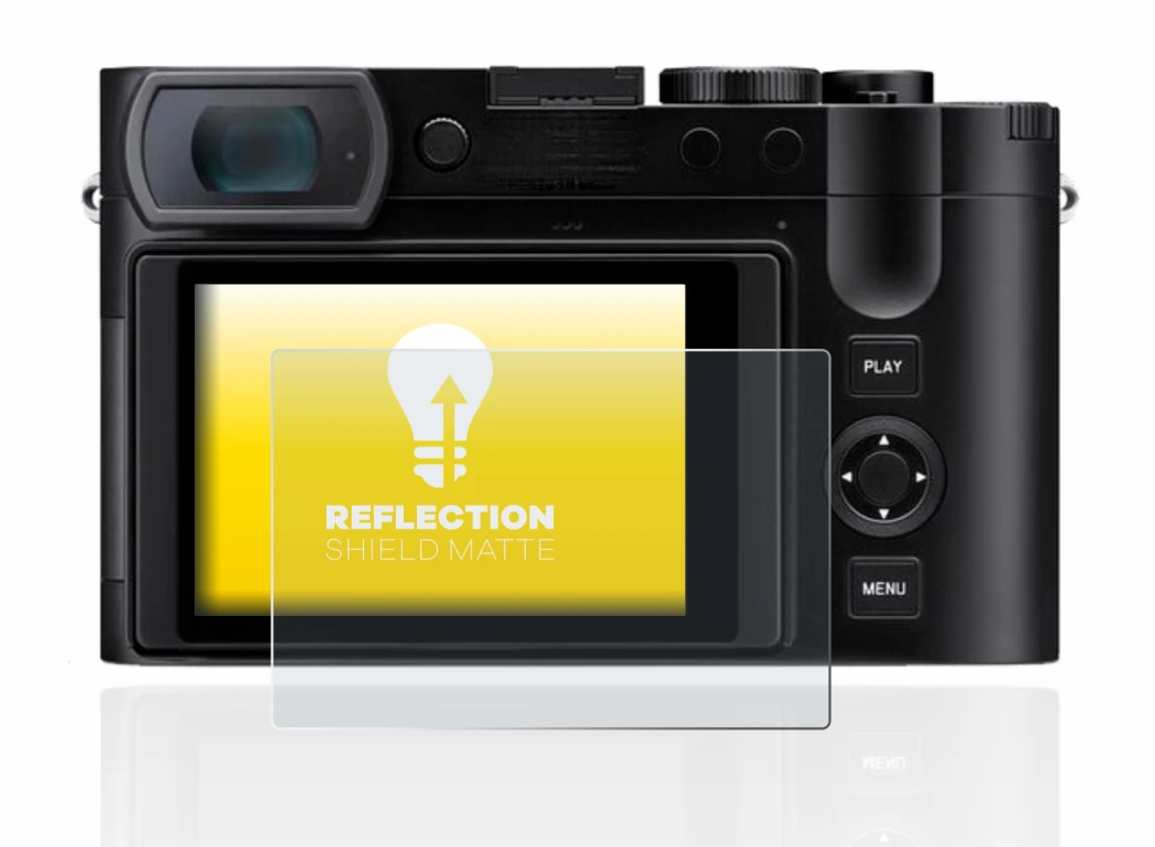 Image of the device Leica Q3 with a wide variety of screen protectors.