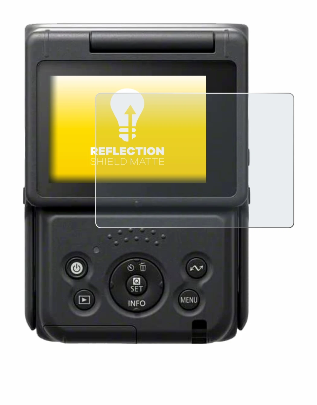 Image of the device Canon PowerShot V10 Vlog Camera with a wide variety of screen protectors.