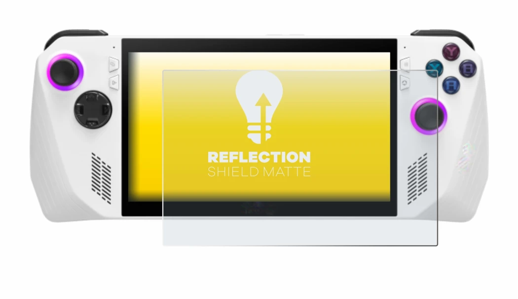 Image of the device ASUS ROG Ally (2023) RC71L with a wide variety of screen protectors.