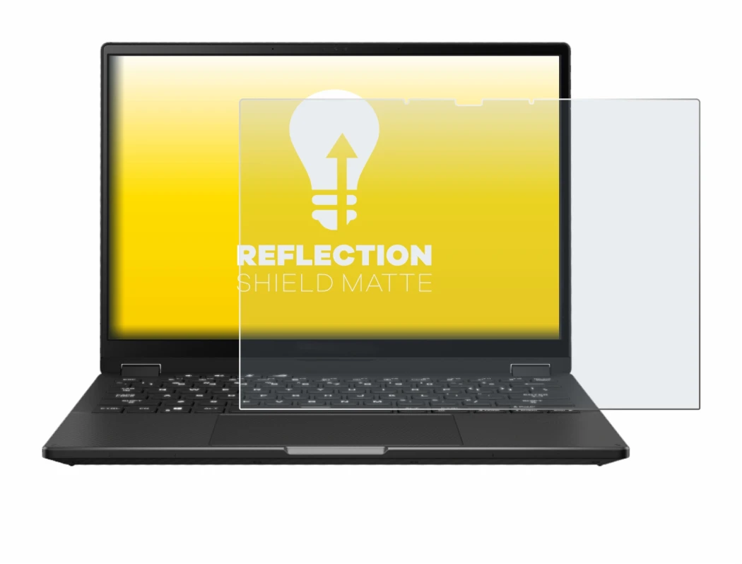 Image of the device ASUS ROG Flow X13 2023 with a wide variety of screen protectors.