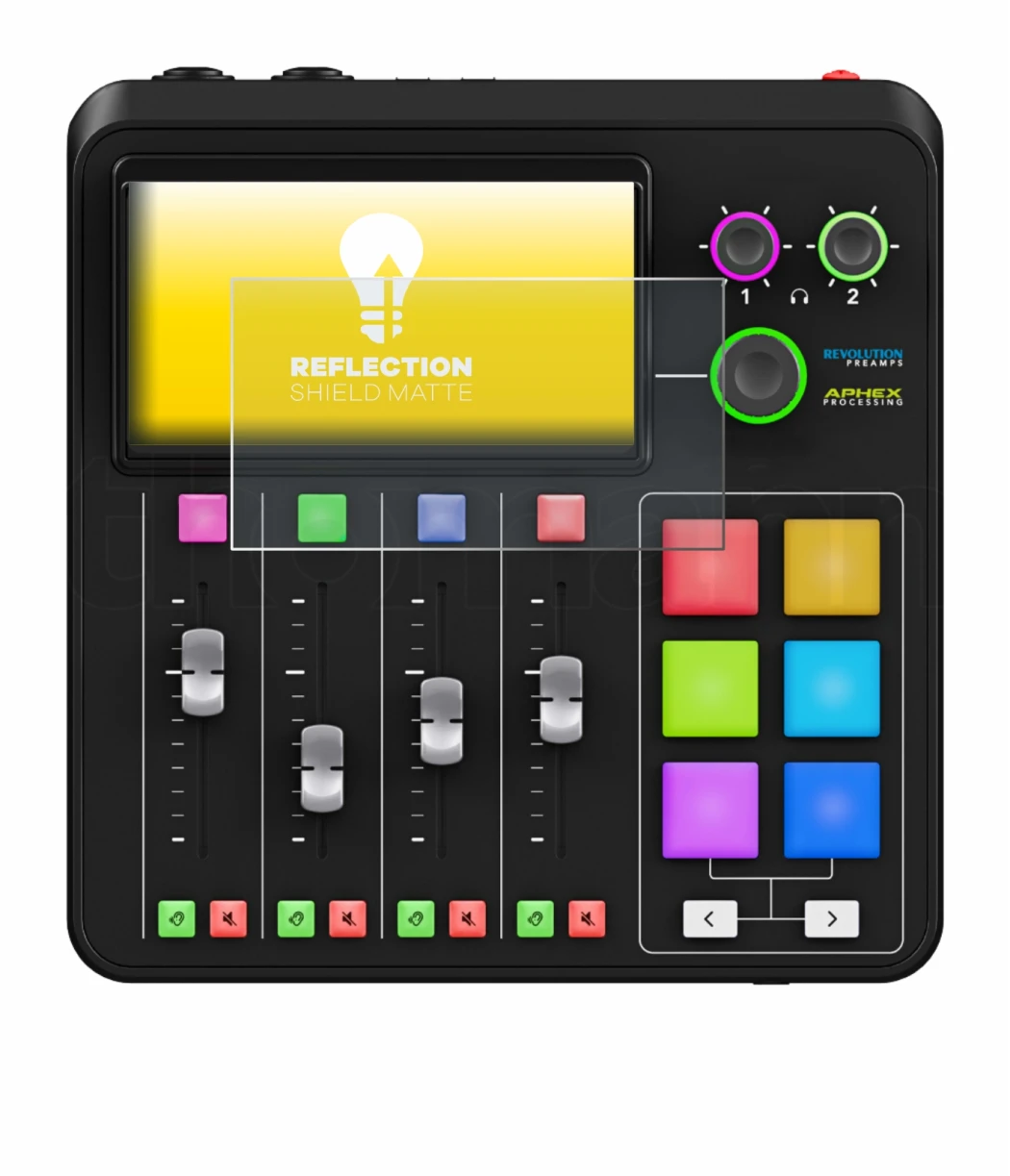 Image of the device Rode Rodecaster Duo with a wide variety of screen protectors.