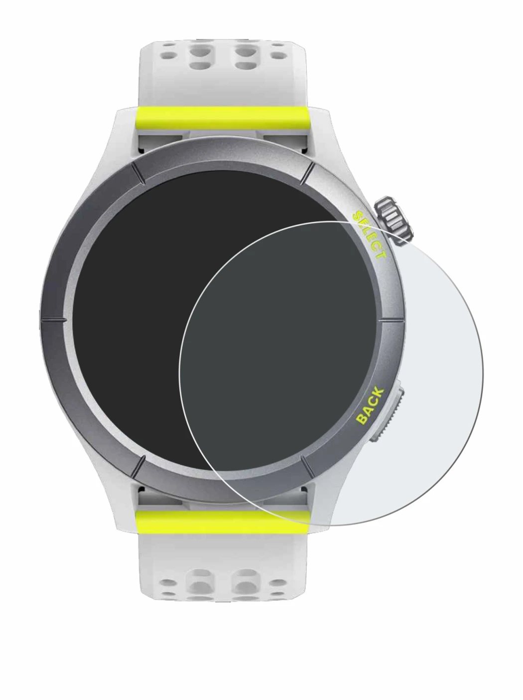 Image of the device Huami Amazfit Cheetah with a wide variety of screen protectors.