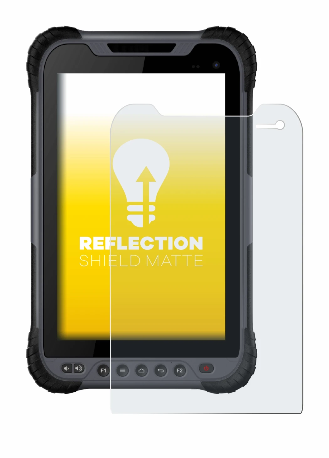 Image of the device Stonex UT32 Rugged Tablet with a wide variety of screen protectors.