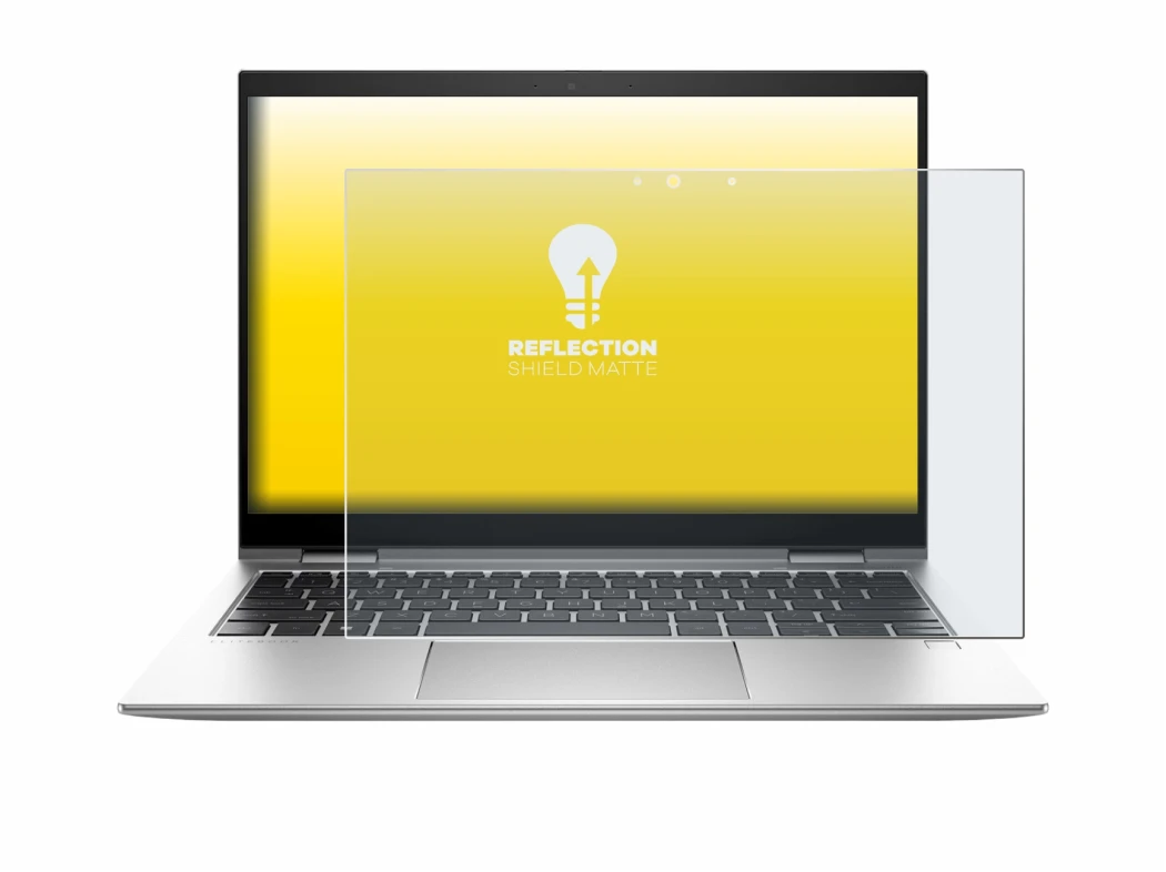 Image of the device HP EliteBook x360 830 G10 with a wide variety of screen protectors.