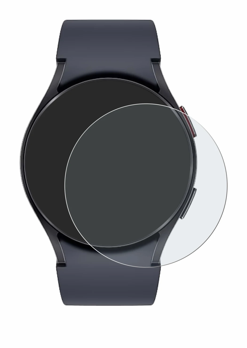 Image of the device Samsung Galaxy Watch 6 (40 mm) with a wide variety of screen protectors.