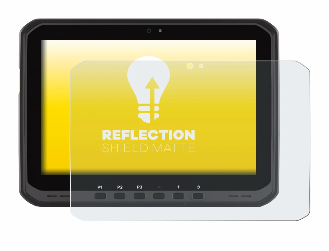 Image of the device Zebra ET60 with a wide variety of screen protectors.