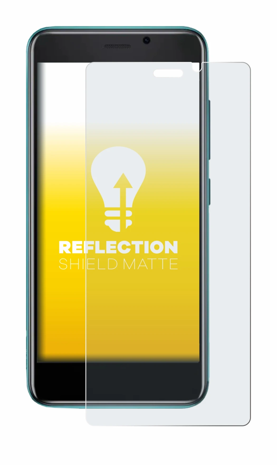 Image of the device Cubot J 20 with a wide variety of screen protectors.