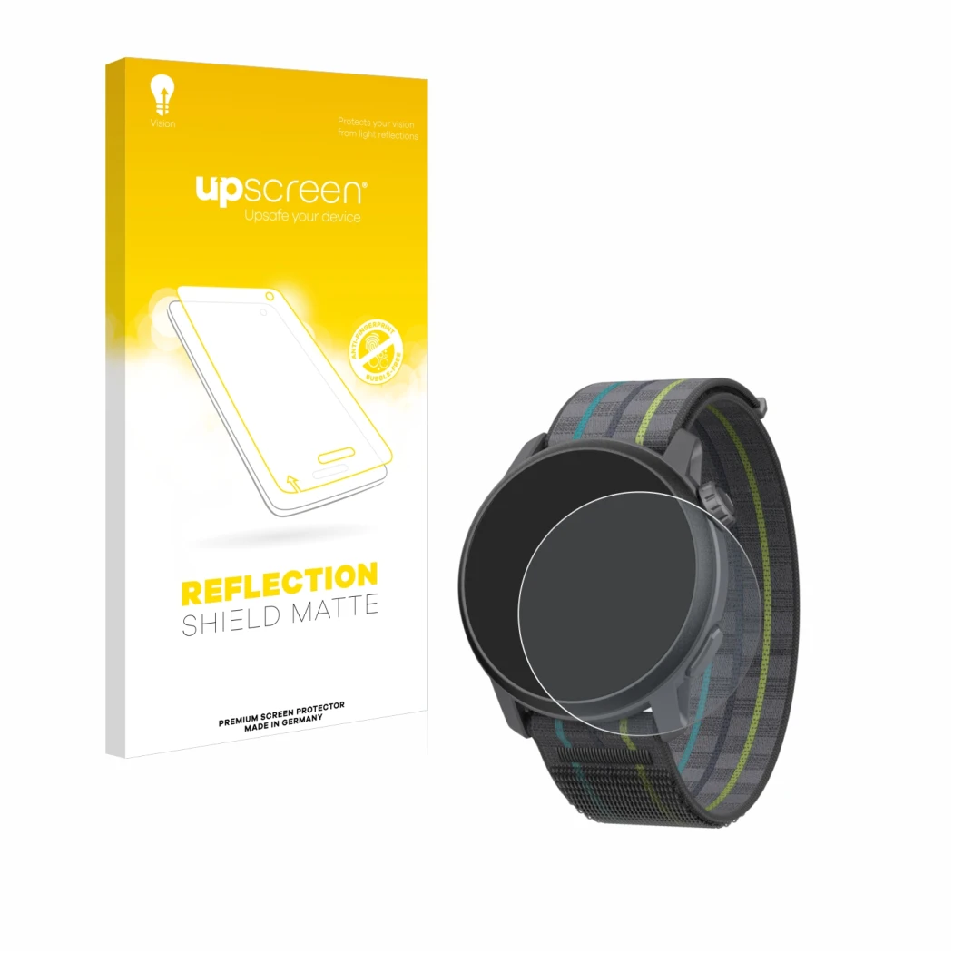 Front side of a product packaging with the brand logo upscreen. Next to it is the device Coros Pace 3 shown with the correspon