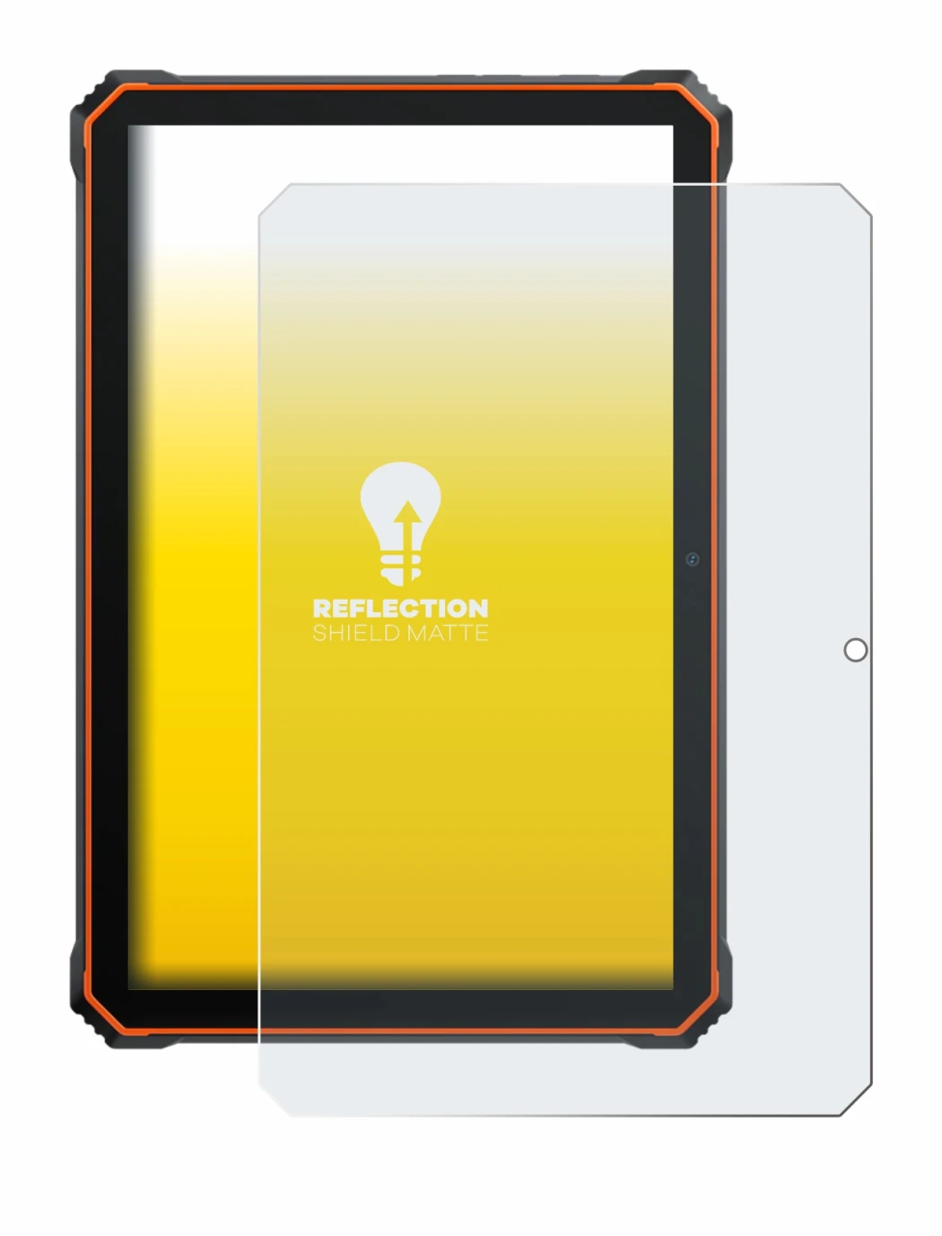 Image of the device Blackview Active 6 with a wide variety of screen protectors.