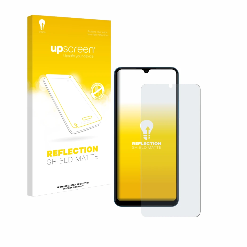 Front side of a product packaging with the brand logo upscreen. Next to it is the device Xiaomi Redmi 13C shown with the corre