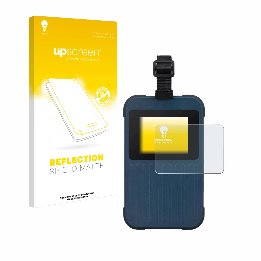 Front side of a product packaging with the brand logo upscreen. Next to it is the device Acer Enduro Connect M3 shown with the